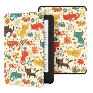 Ayotu Case for All-New Kindle(10th Gen, 2019 Release) - PU Leather Cover with Auto Wake/Sleep-Fits Amazon All-New Kindle 2019(Will not fit Kindle Paperwhite or Kindle Oasis), Animal Party